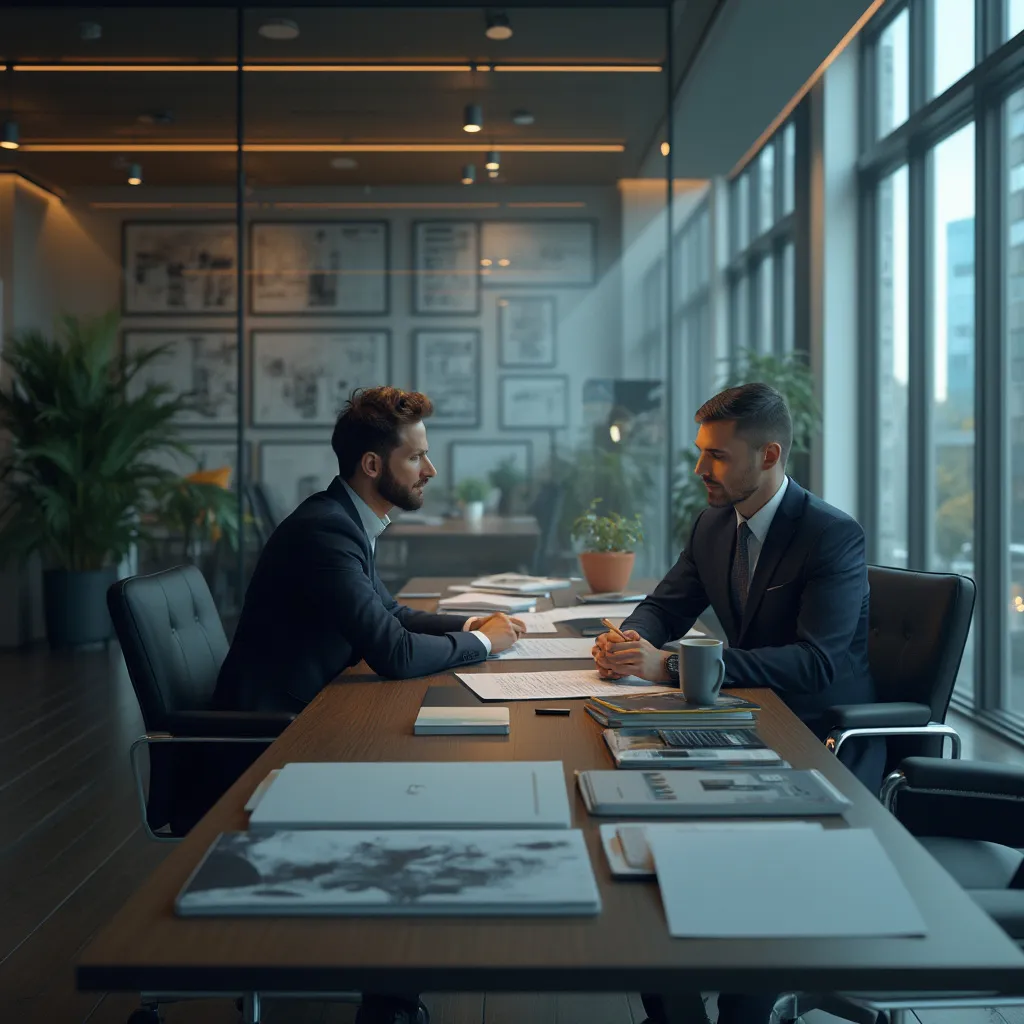 Montaje visual representando la evolución de la consultoría y la tecnología hacia 2025